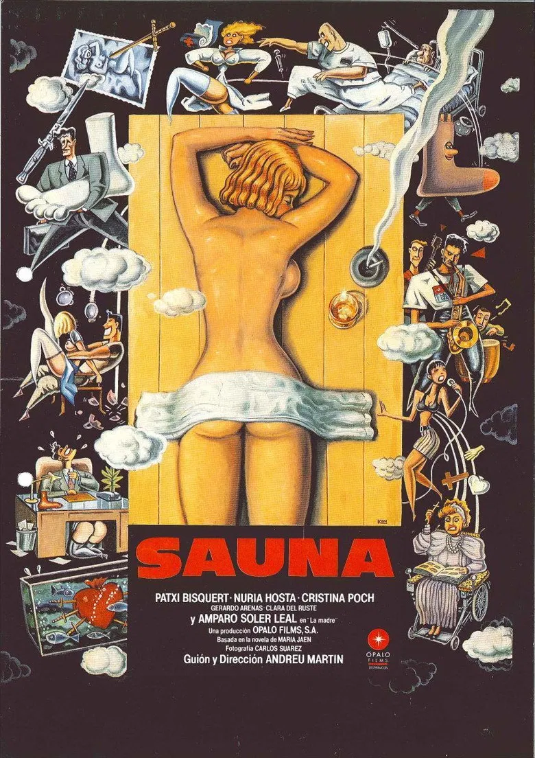 Sauna poster background