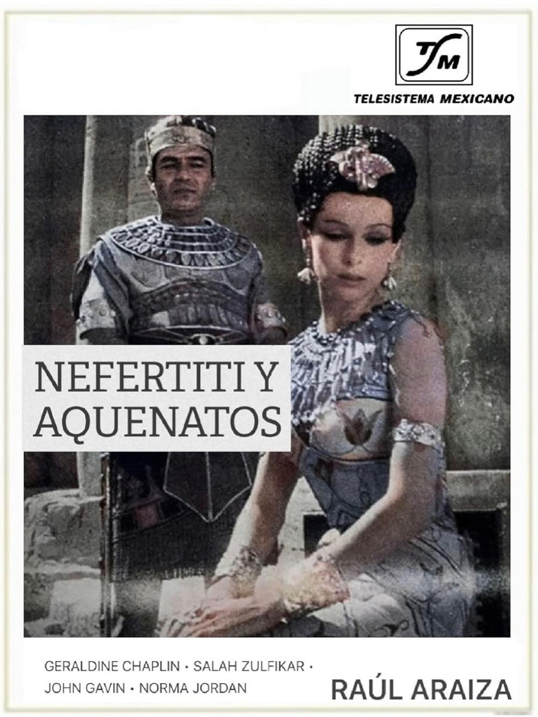 Nefertiti and Akhenaten poster background