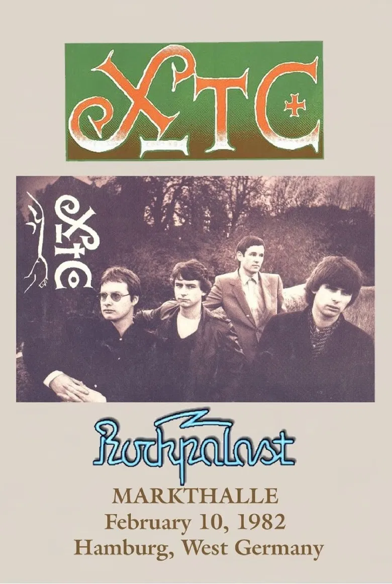 XTC: Live at Rockpalast poster background
