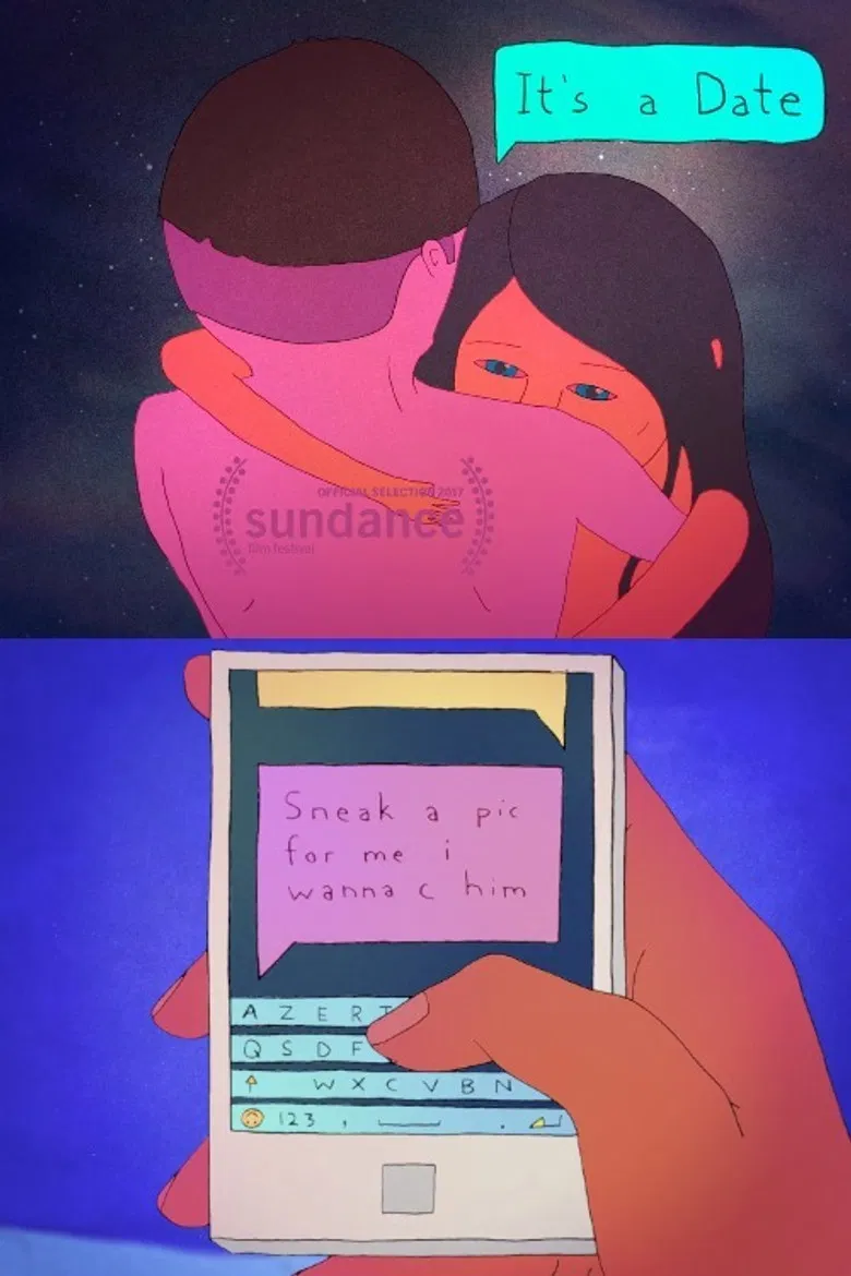 It's a Date poster background