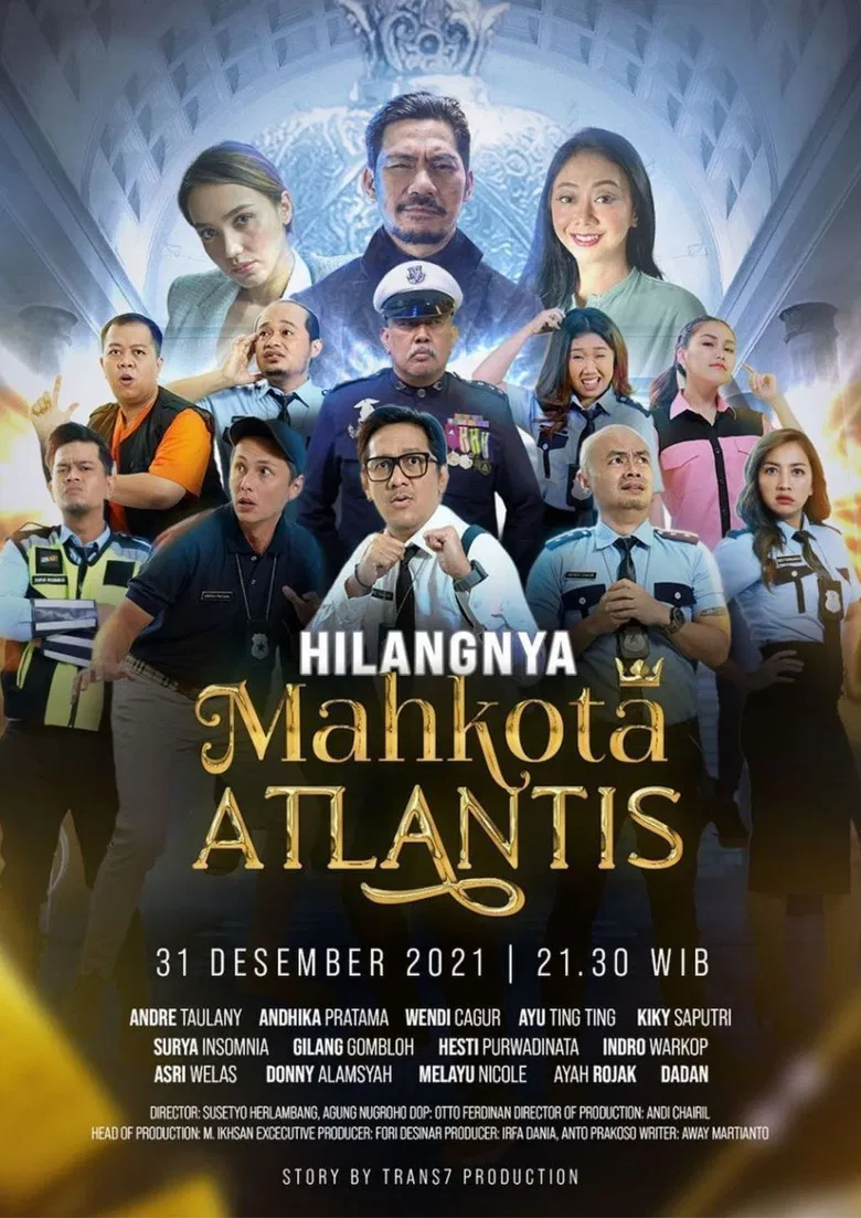 Hilangnya Mahkota Atlantis poster background