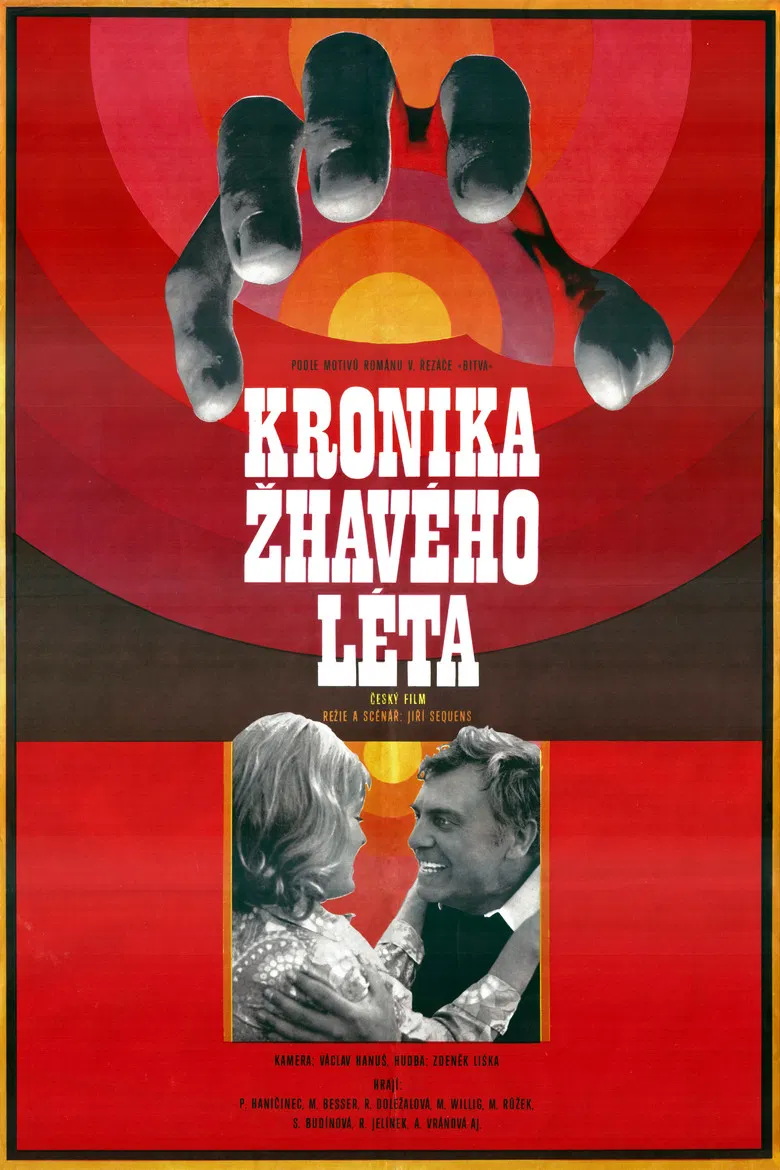 Kronika žhavého léta poster background