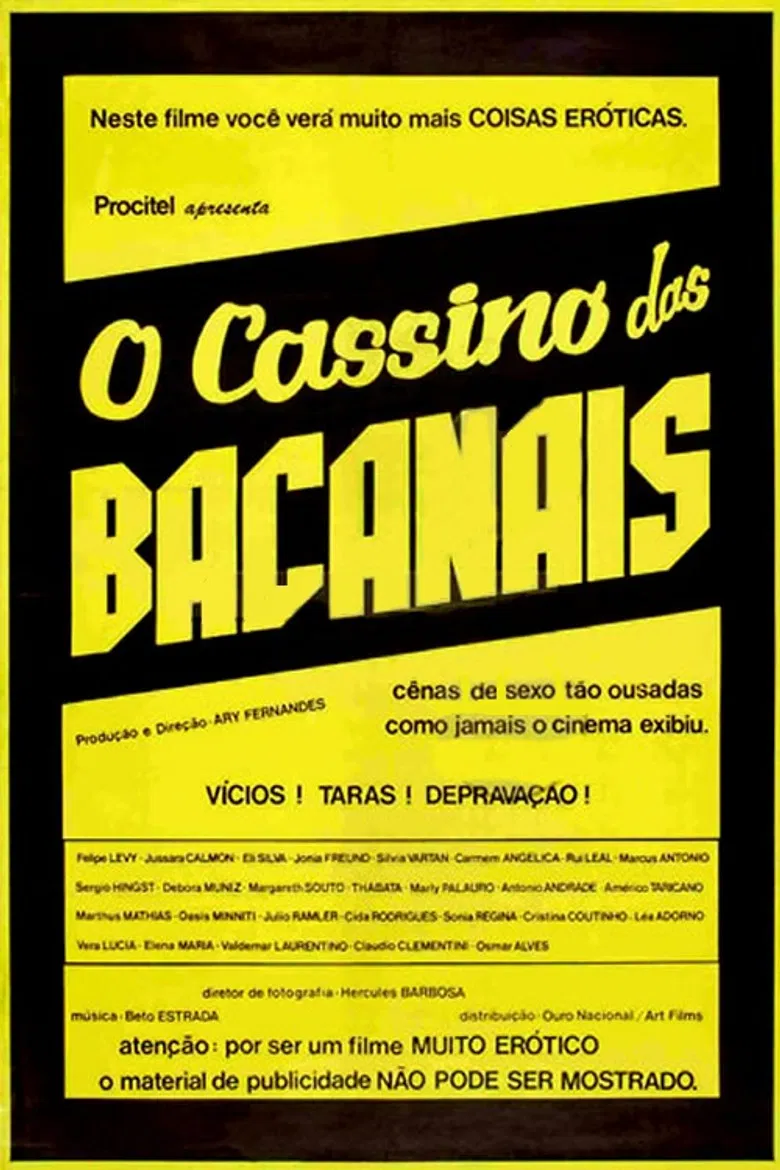 O Cassino das Bacanais poster background