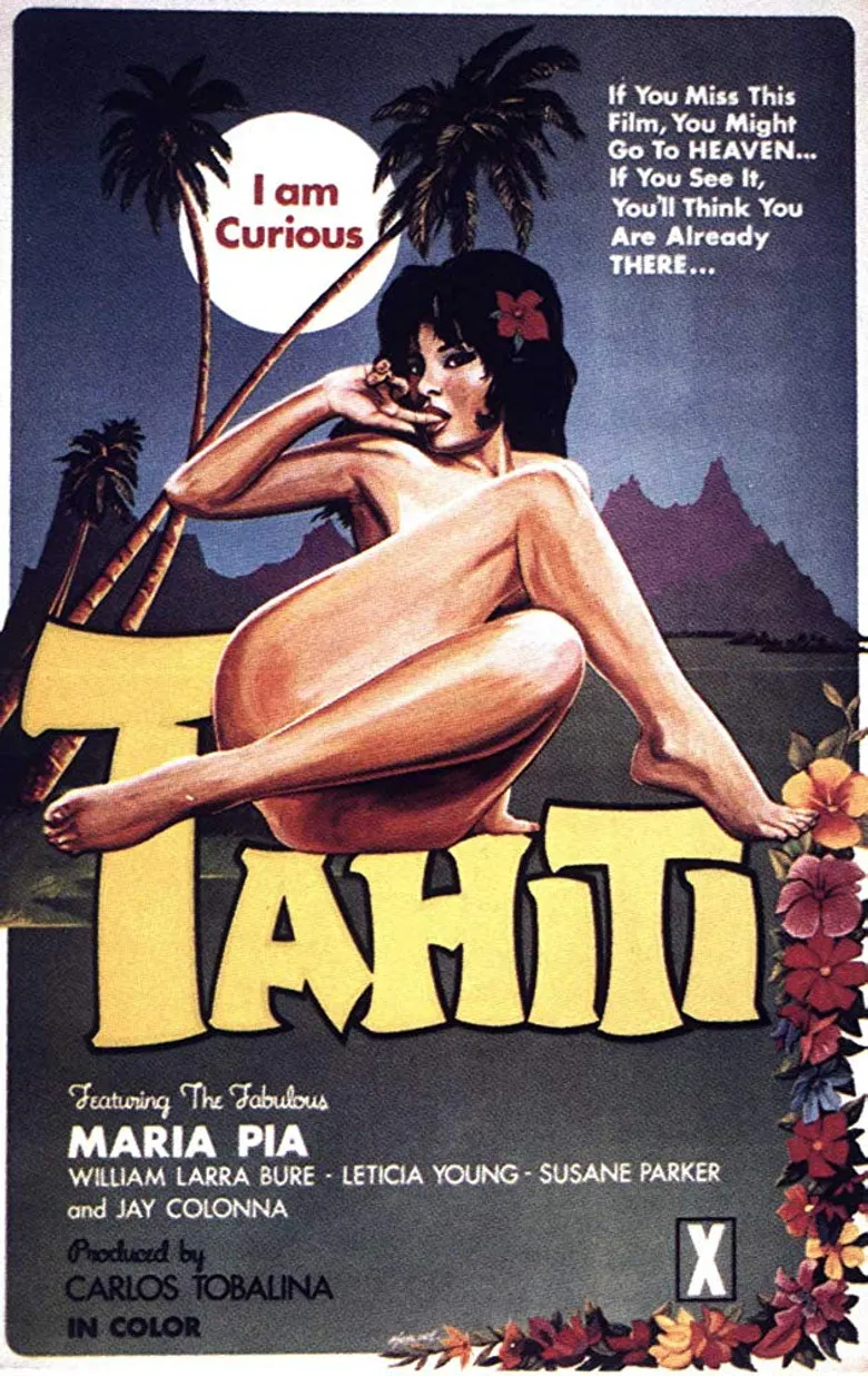I Am Curious Tahiti poster background