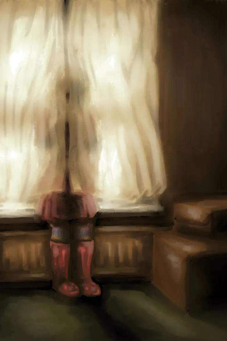 Chwarae Cuddio poster background