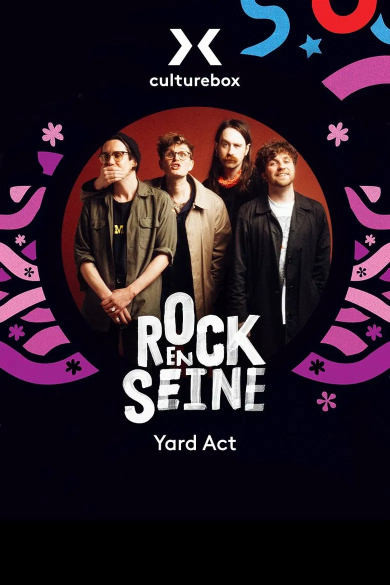 Yard Act - Rock en Seine 2022 poster background