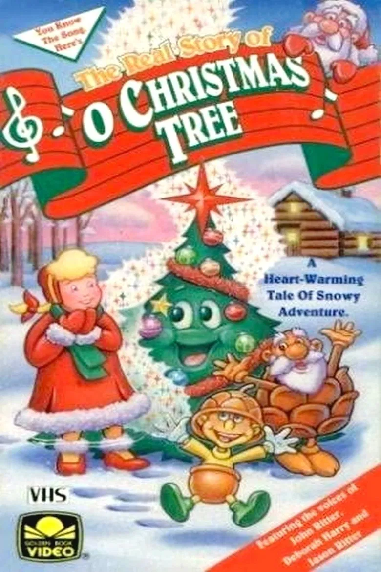 The Real Story of O Christmas Tree poster background