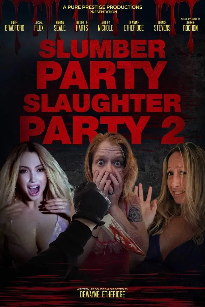 Slumber Party Slaughter Party 2 poster background