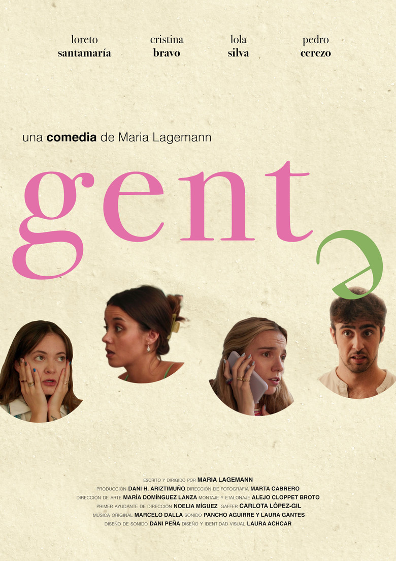 Gente poster background