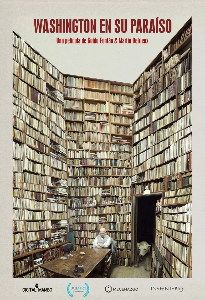 Washington en su paraíso poster background