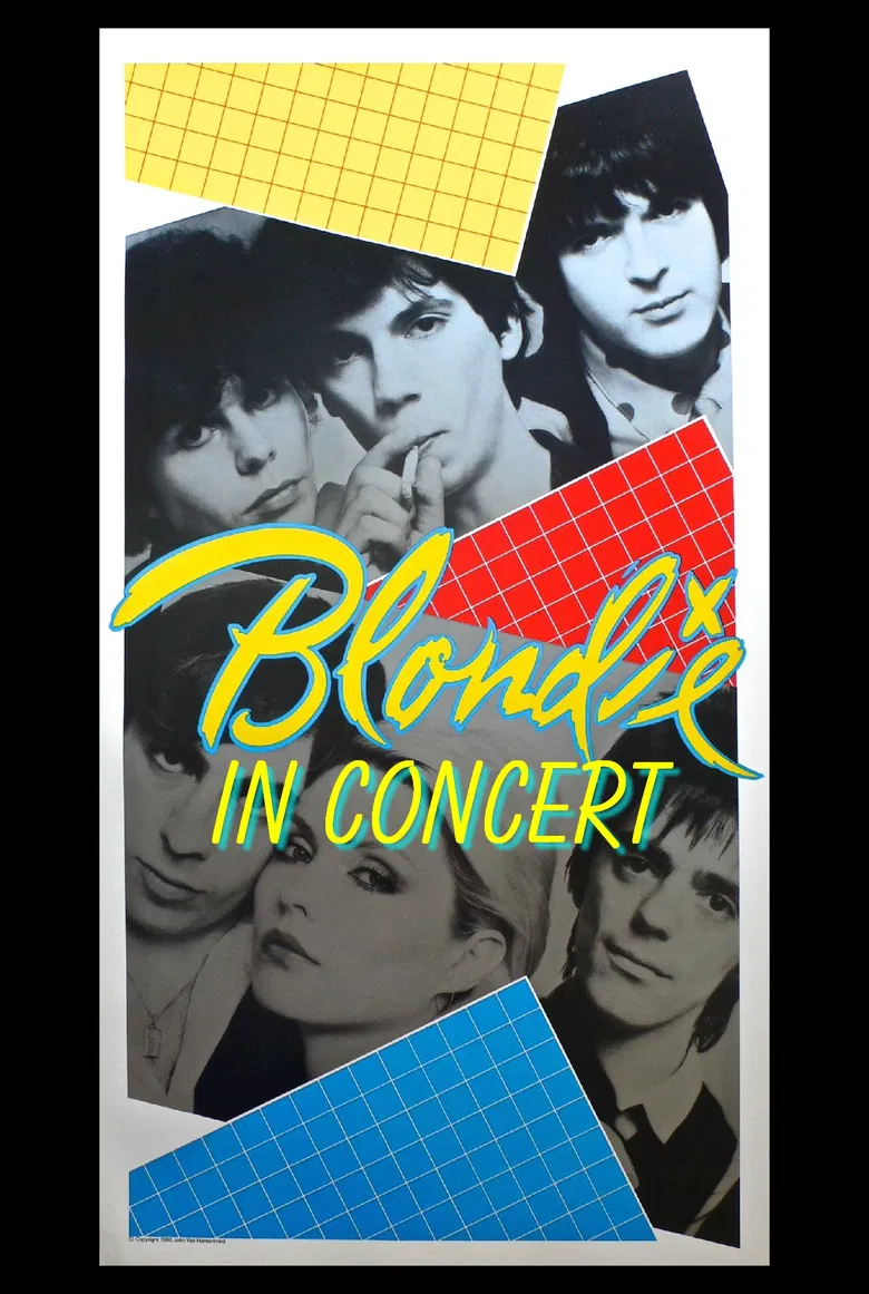 Blondie in Concert poster background