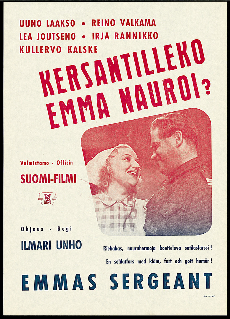 Kersantilleko Emma nauroi? poster background