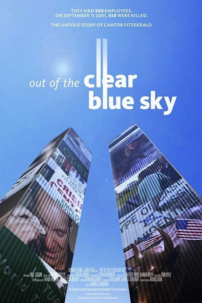 Out Of The Clear Blue Sky poster background