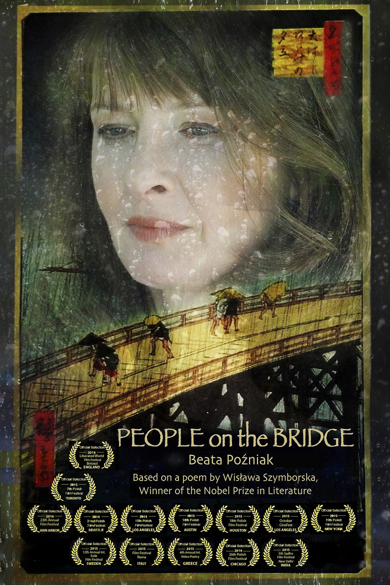 People on the Bridge poster background