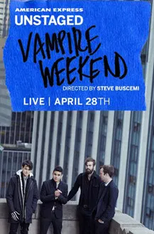 AMEX Unstaged Presents: Vampire Weekend poster background