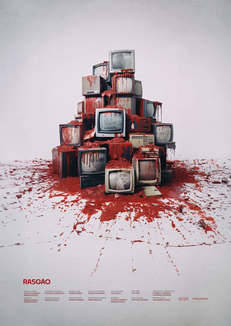 Ripped poster background