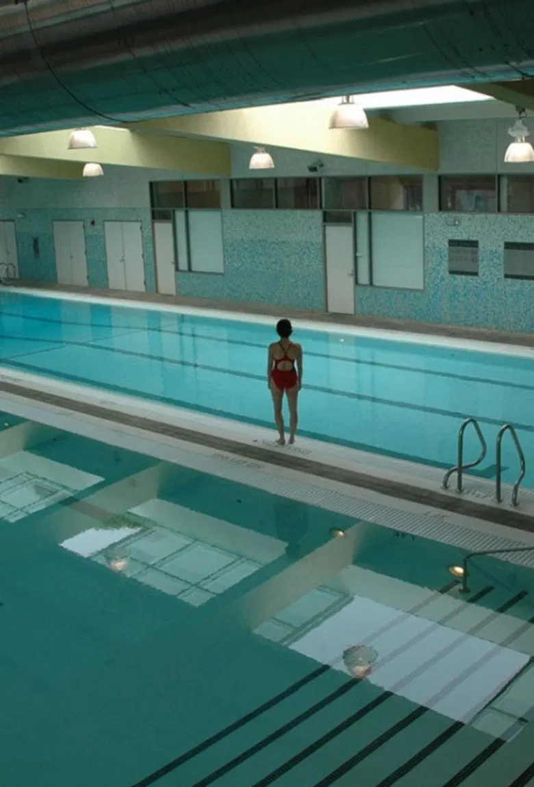 Synching Blue poster background