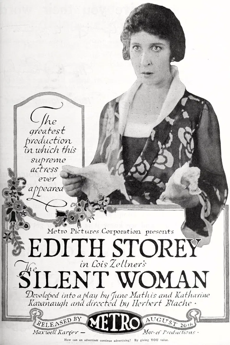 The Silent Woman poster background