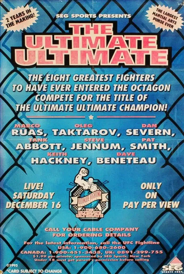 UFC 7.5: The Ultimate Ultimate poster background