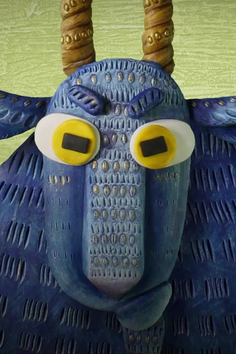 The Horned Goat is Walking poster background