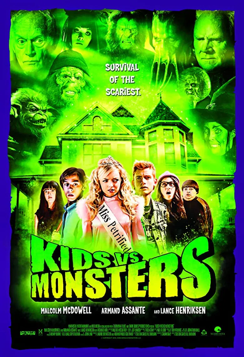 Kids vs Monsters poster background