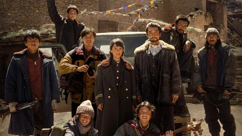 Wide shot of the Qinghai-Tibetan Plateau landscape