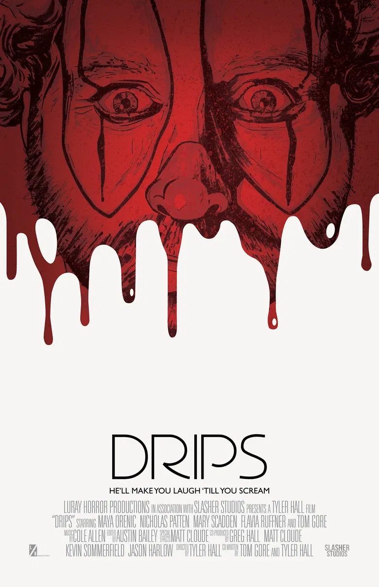 Drips poster background
