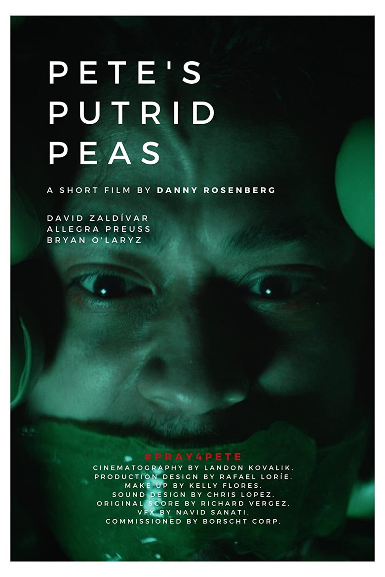 Pete's Putrid Peas poster background