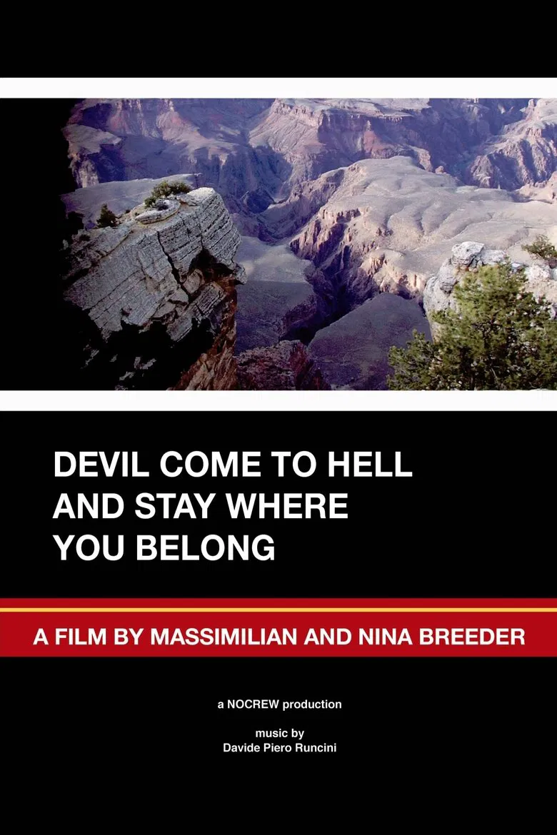 Devil Come to Hell and Stay Where You Belong poster background