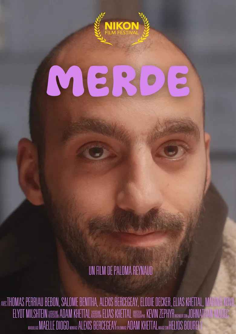 Merde poster background