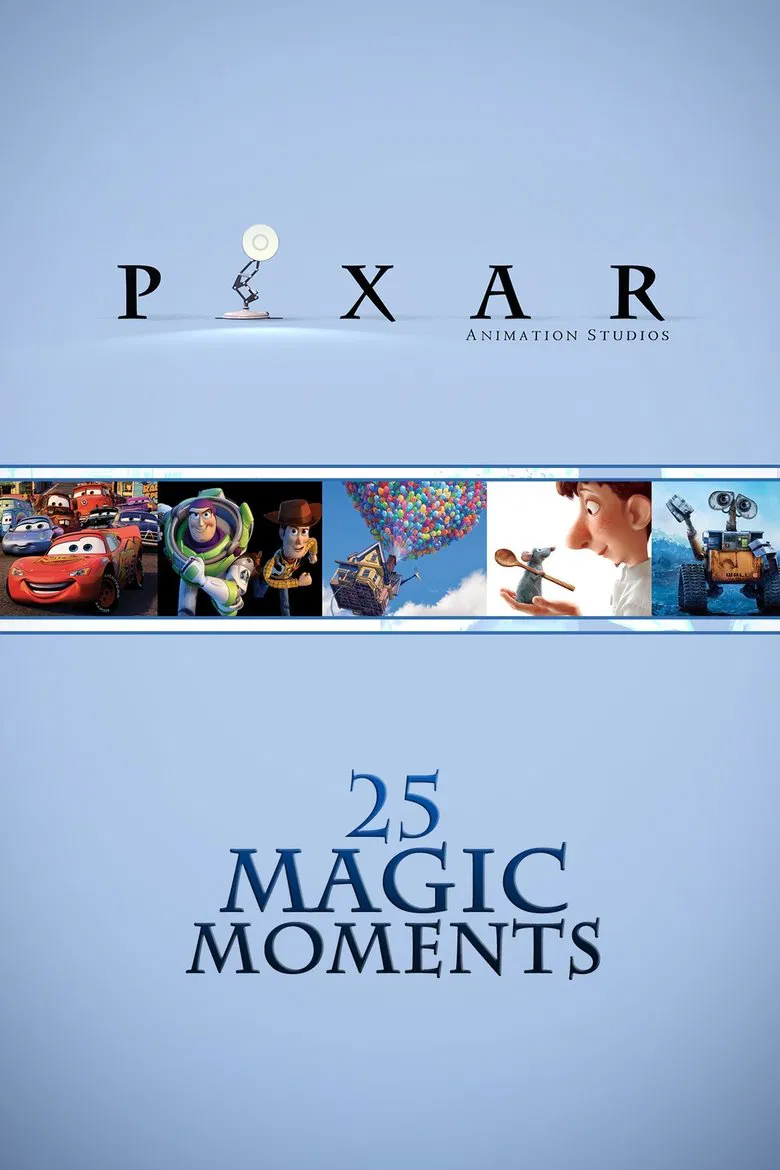 Pixar 25 Magic Moments poster background
