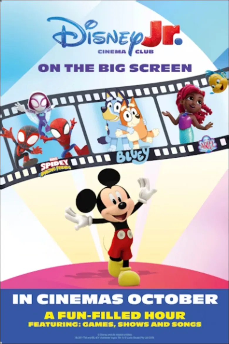 Disney Jr. Cinema Club 2025 poster background
