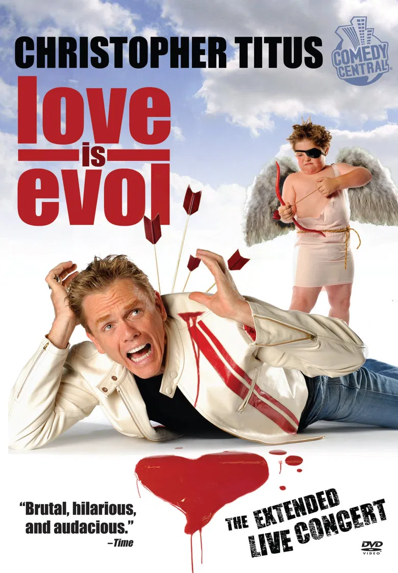 Christopher Titus: Love Is Evol poster background