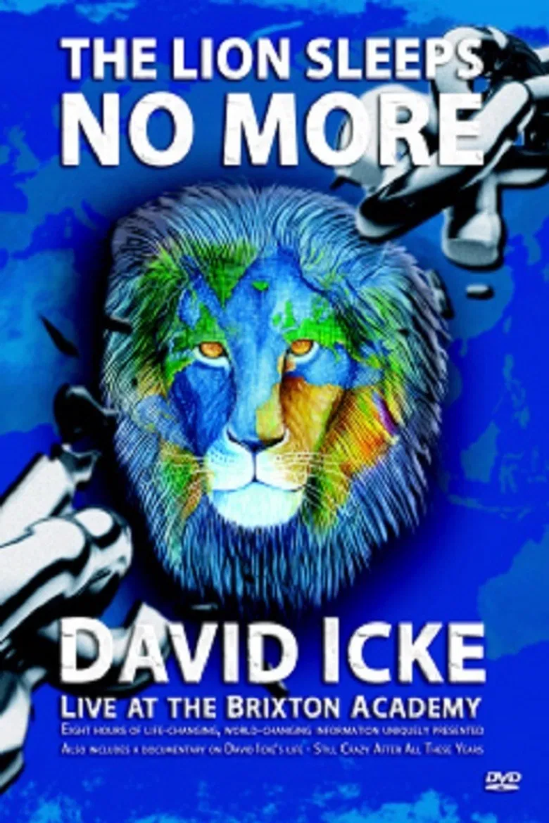 David Icke The Lion Sleeps No More poster background
