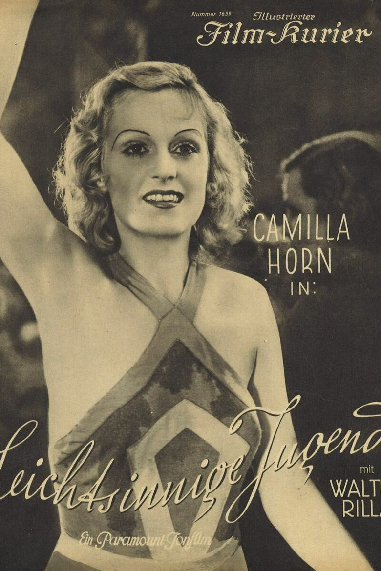 Frivolous youth poster background