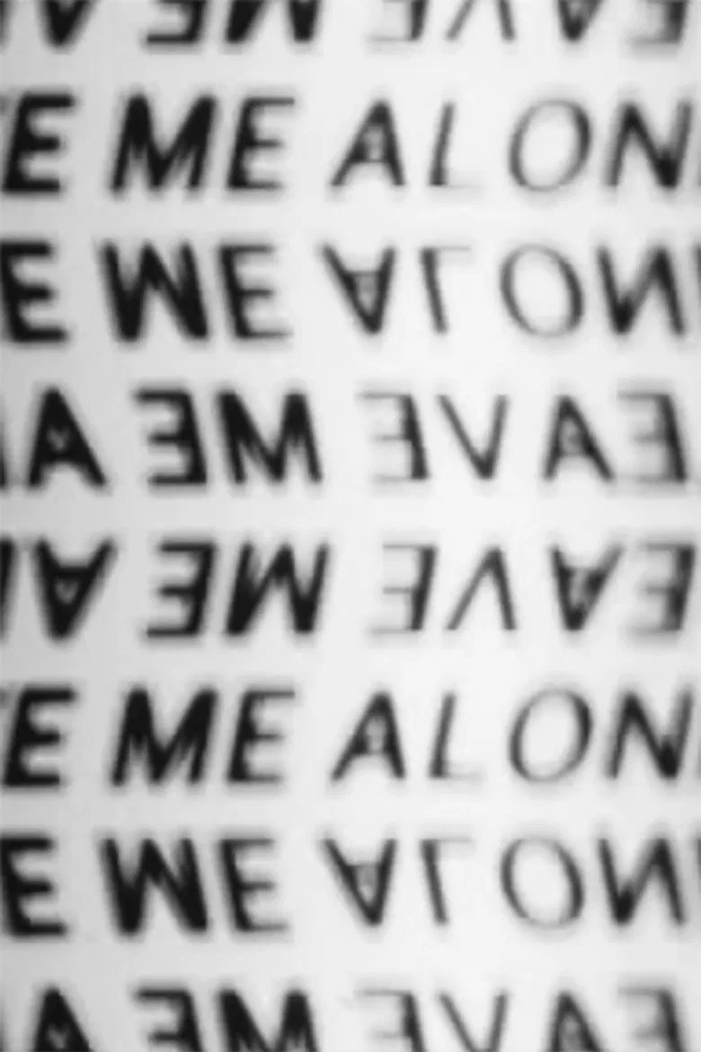 ENOLAEMEVAEL/LEAVEMEALONE poster background