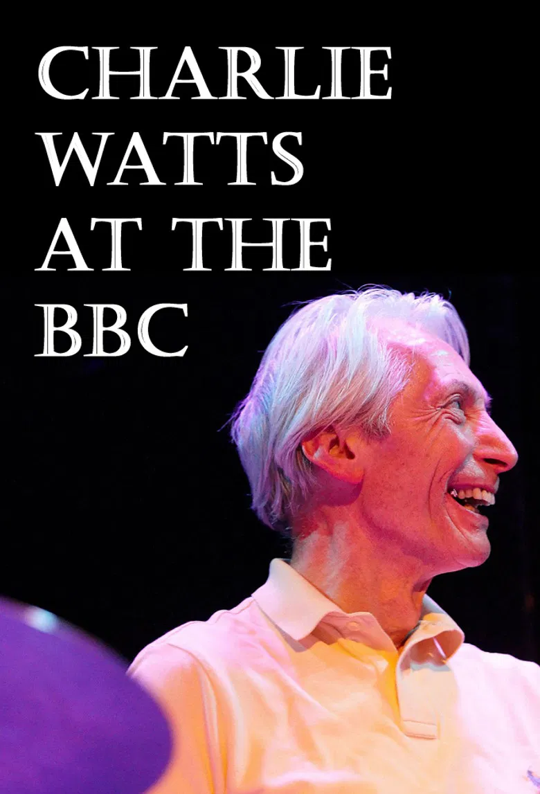 Charlie Watts at the BBC poster background