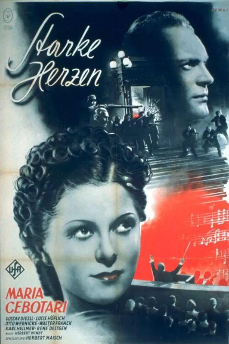Starke Herzen im Sturm poster background
