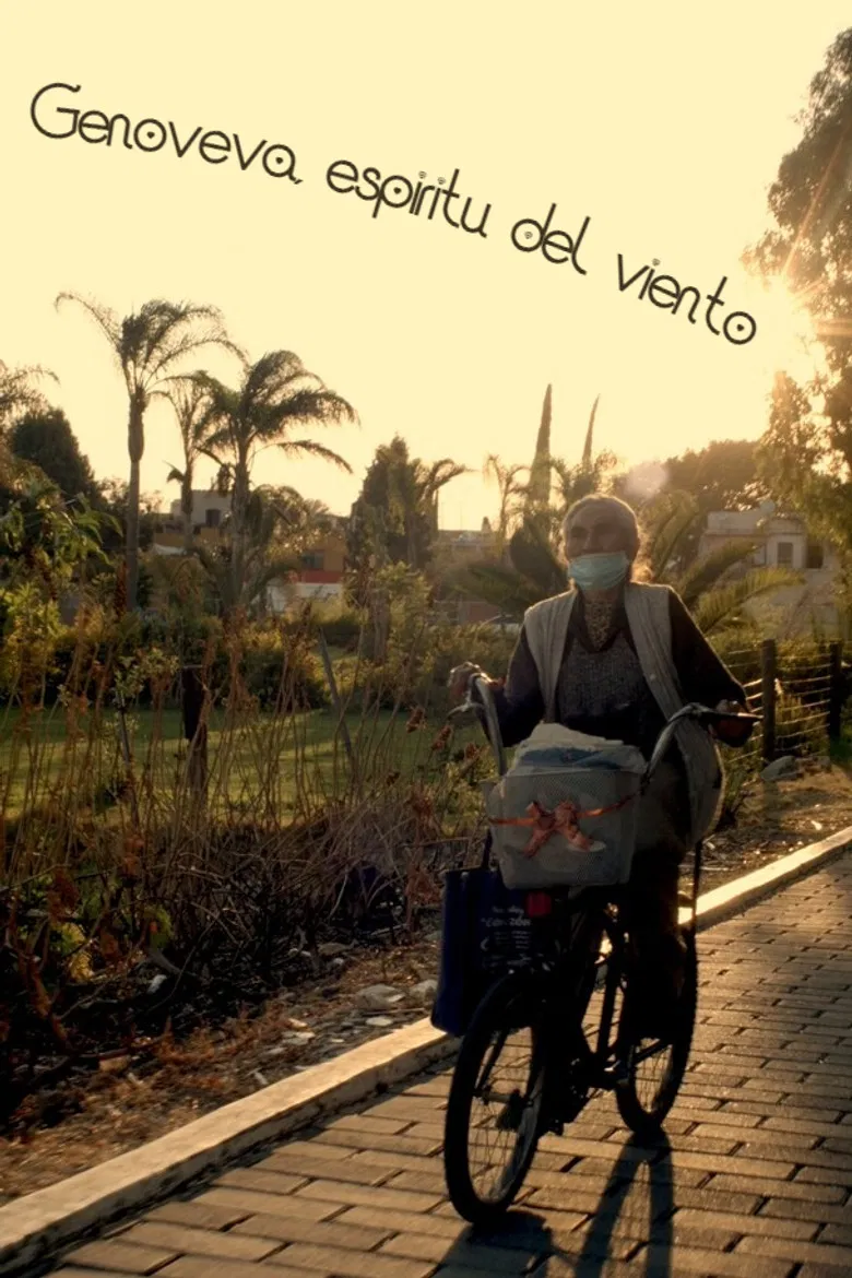 Genoveva, spirit of wind poster background