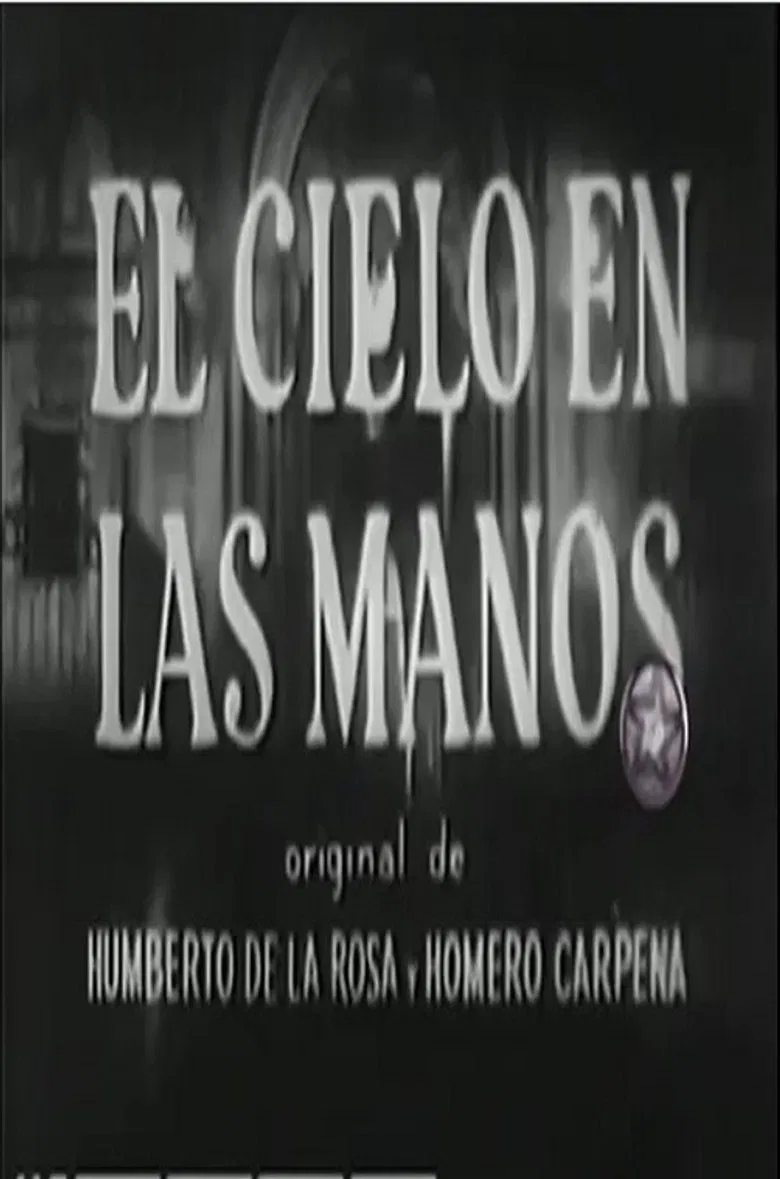 El cielo en las manos poster background