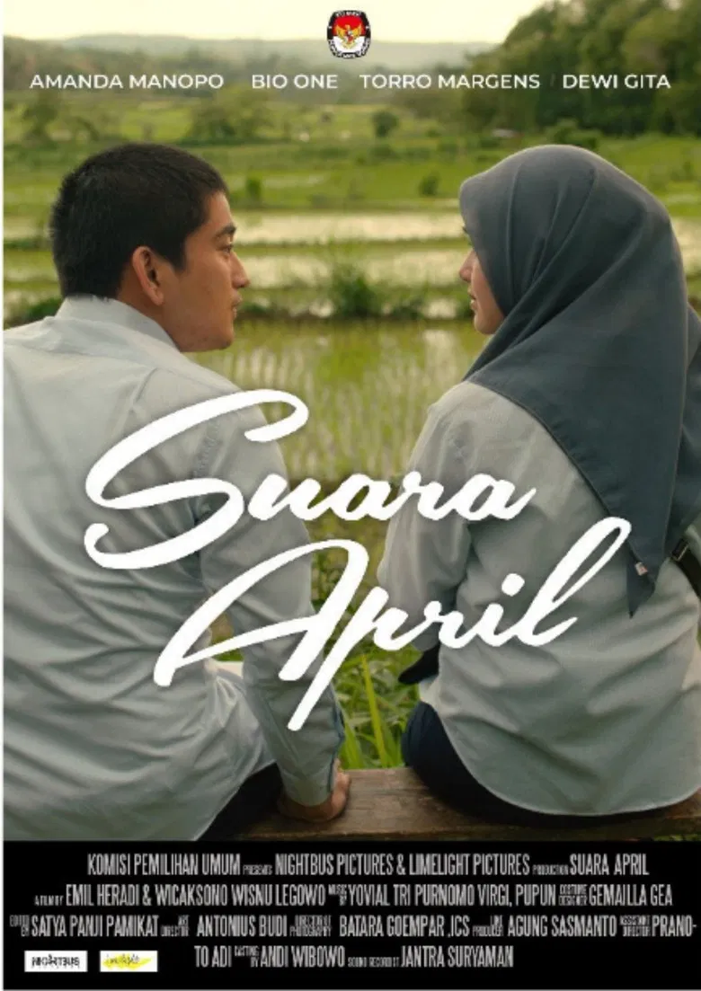 Suara April poster background