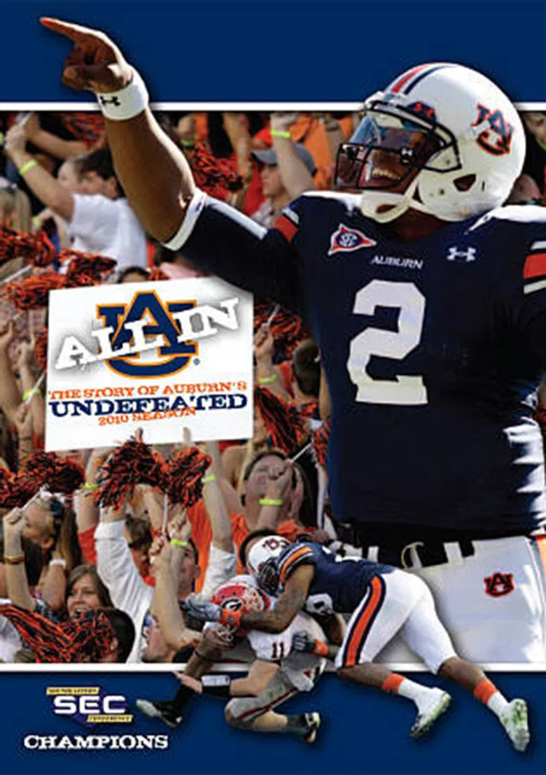 All In: The Story of Auburn's Undefeated 2010 Season poster background