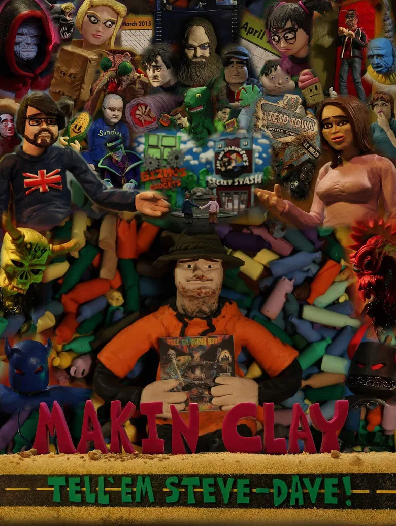 Tell 'em Steve-Dave: Makin' Clay poster background