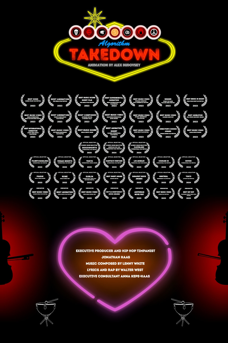 Algorithm Takedown poster background