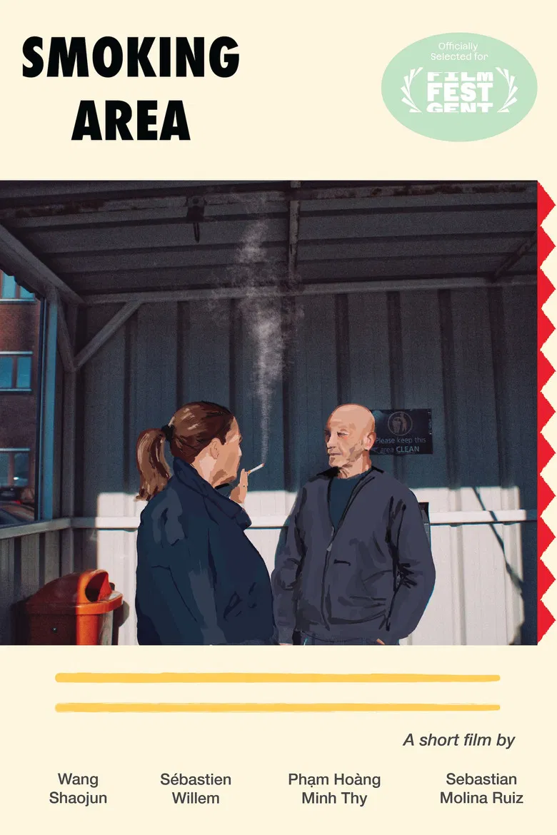 Smoking Area poster background