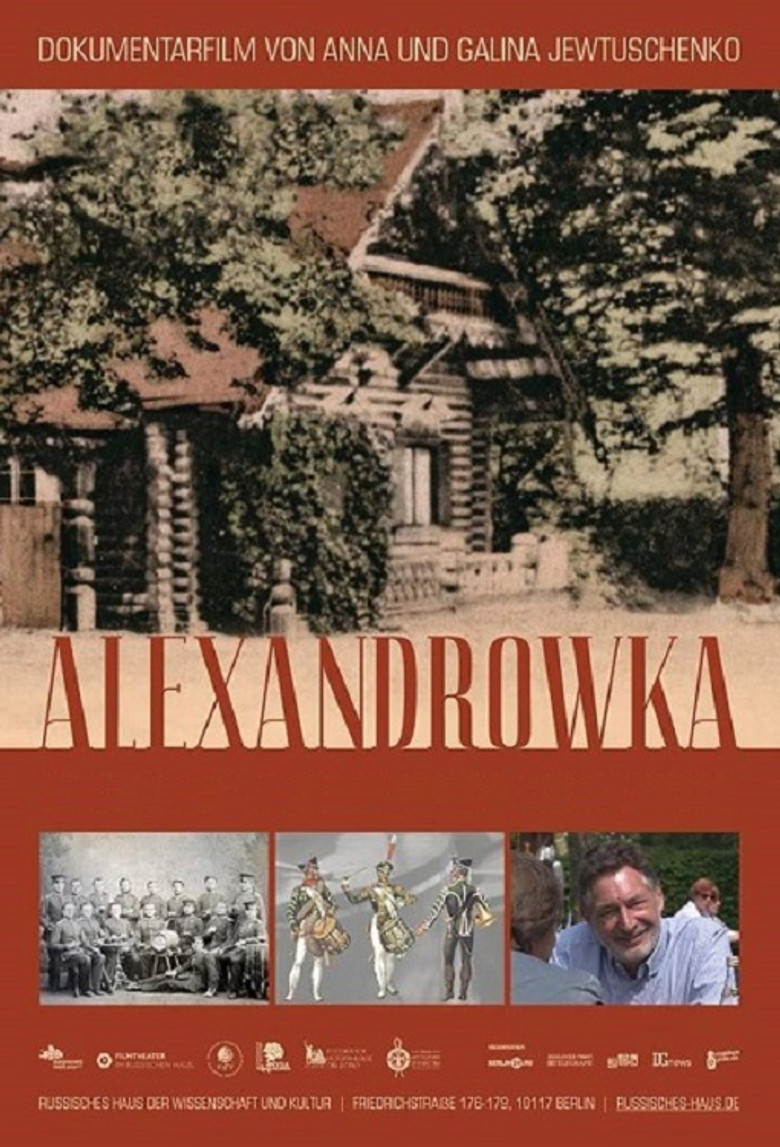 Russian Village in the German Side. Alexandrovka poster background
