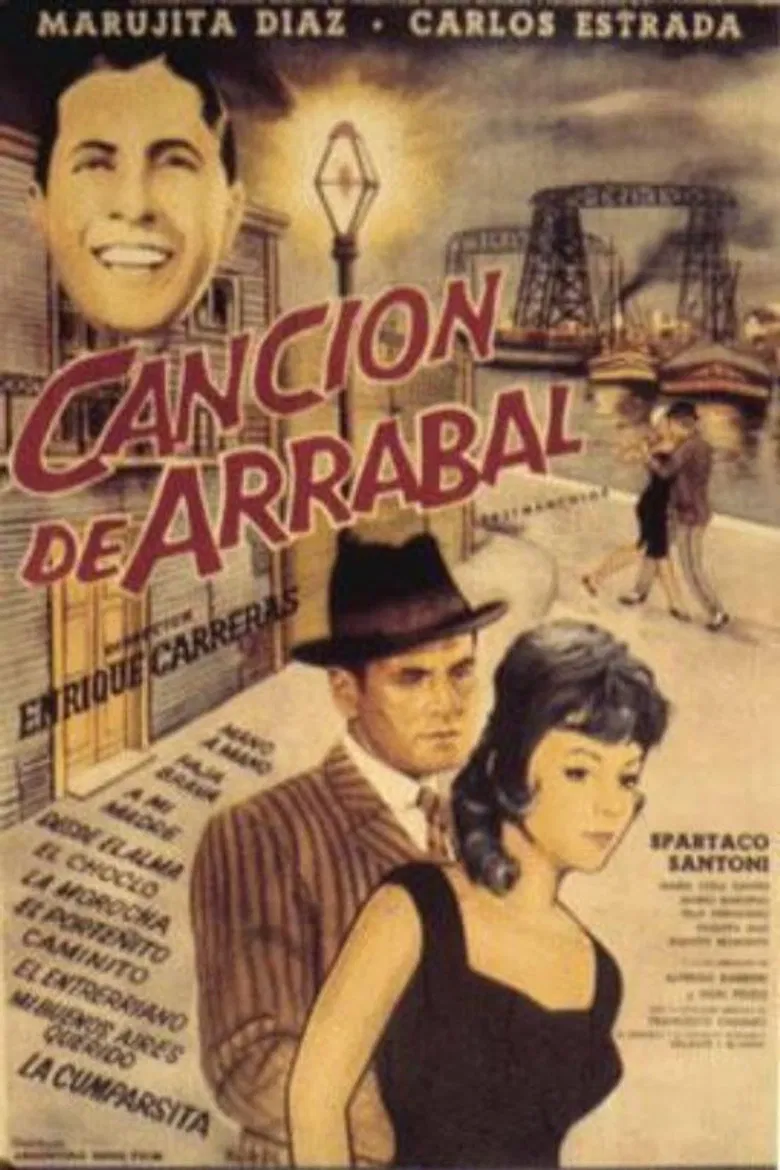 Canción de arrabal poster background