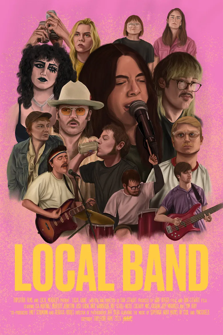 Local Band poster background