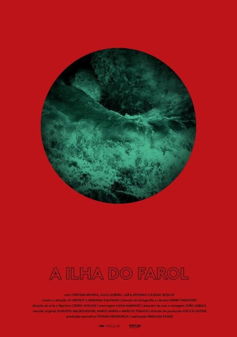 The lighthouse island poster background