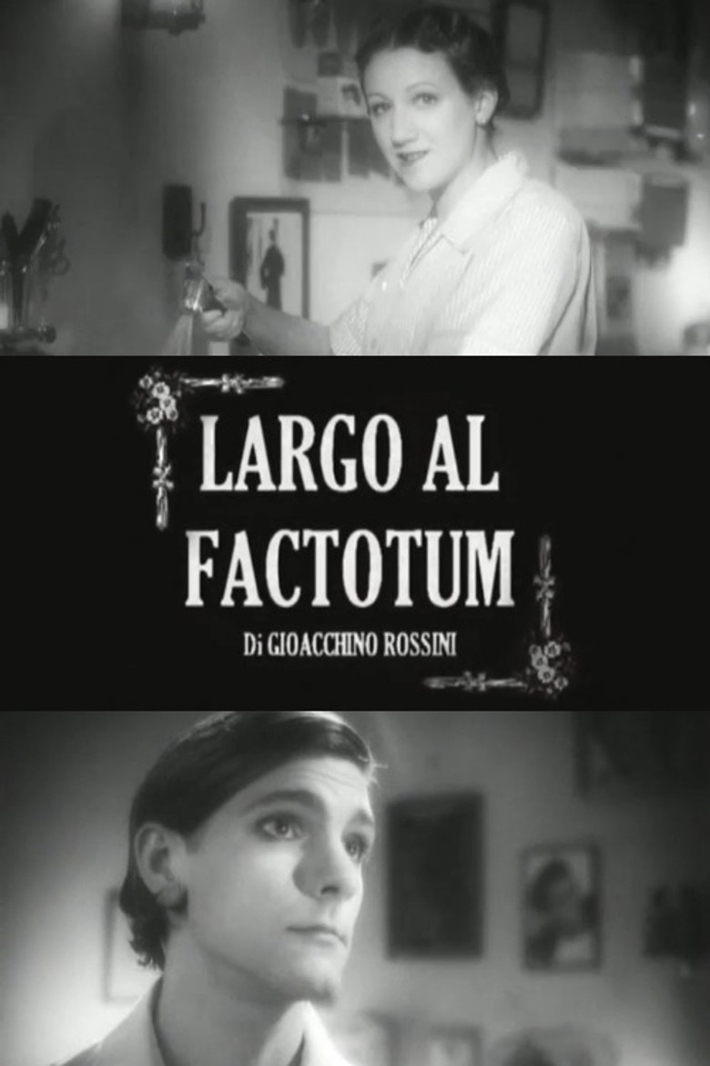 Largo al factotum poster background